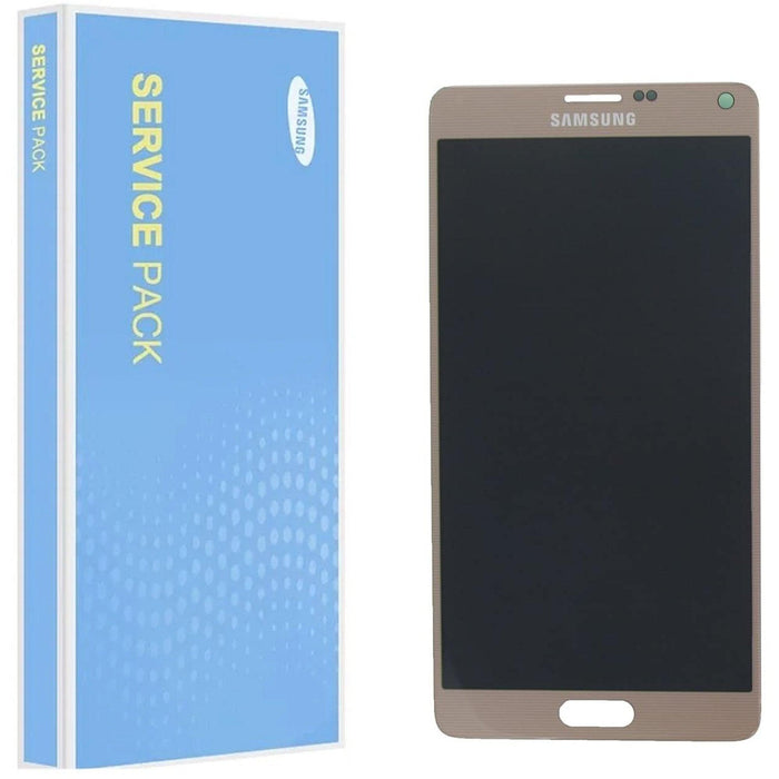 Samsung Galaxy Note 4 N910 Service Pack Gold Touch Screen Display GH97-16565C