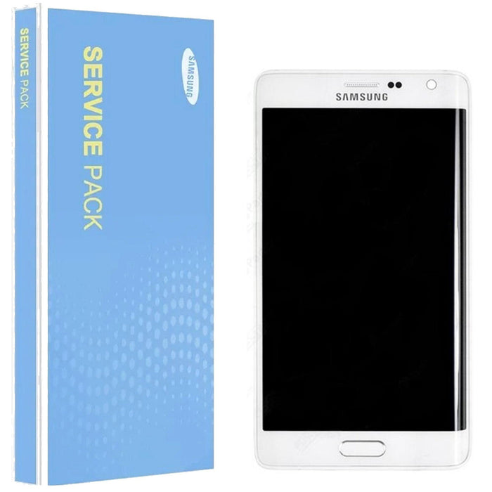 Samsung Galaxy Note Edge N915 Service Pack White Full Frame Touch Screen Display GH97-16636B